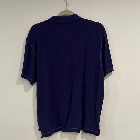 Robert Graham Deep Purple Polo Shirt - Picture 3 of 3